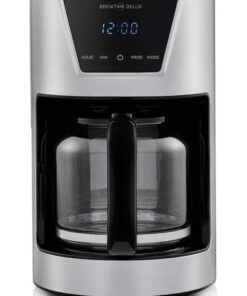 Arzum AR3081 Brewtime Delux Filtre Kahve Makinesi, 1.5 L Geniş Kapasite, 19x33x25 Cm, Inox
