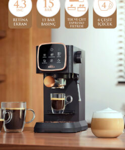 Alternative view of Arzum OK0034-04 Arzum Okka Espresso Solo Yarı Otomatik Espresso Makinesi - Bakır