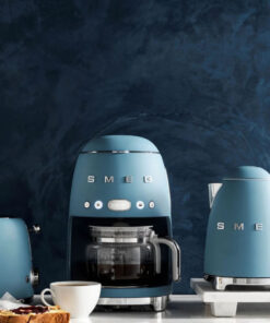 Smeg Filtre Kahve Makinesi Mat Storm Blue - Fırtına Mavisi - DCF02SBMEU