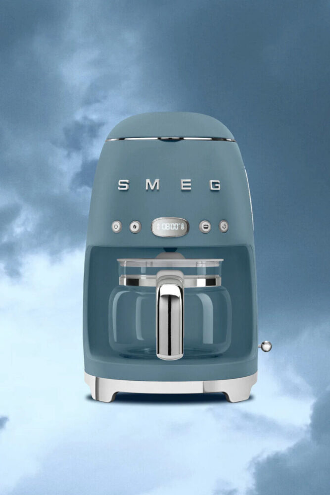 Smeg Filtre Kahve Makinesi Mat Storm Blue - Fırtına Mavisi - DCF02SBMEU - Görsel 2