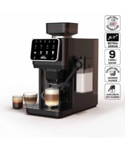 Arzum OK0042 Okka Barista Pro Otomatik Espresso Makinesi 1400W, Duo Heat Teknolojisi, Krom