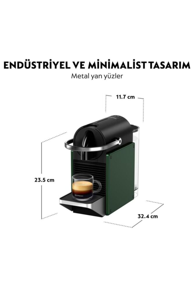 Nespresso C62 Pixie Kahve Makinesi,Yeşil - Görsel 2