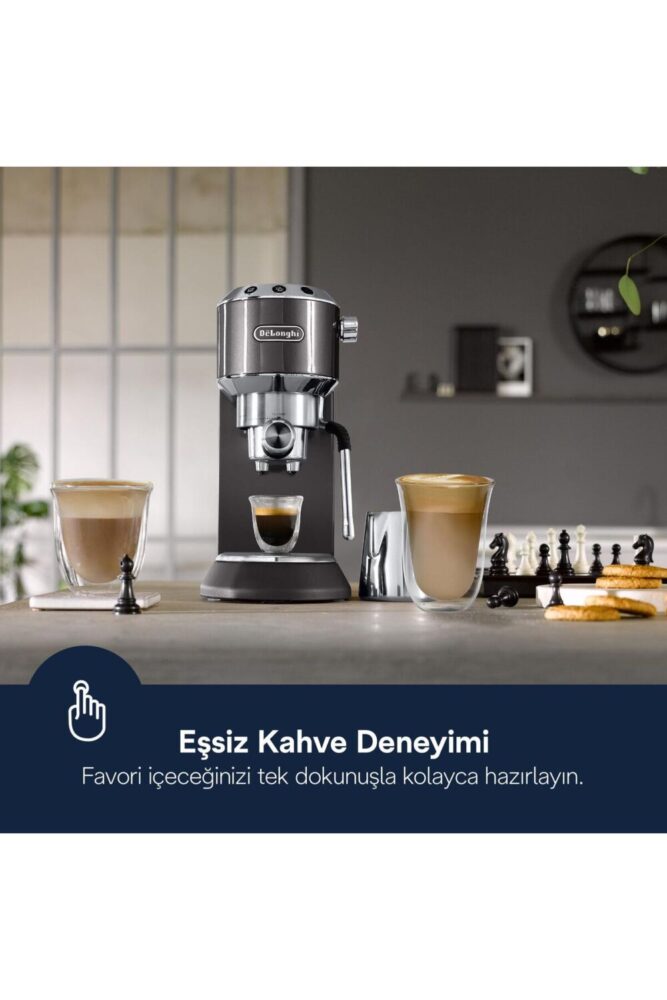 Delonghi DEDICA MANUEL ESP MAK EC885.GY - Görsel 2