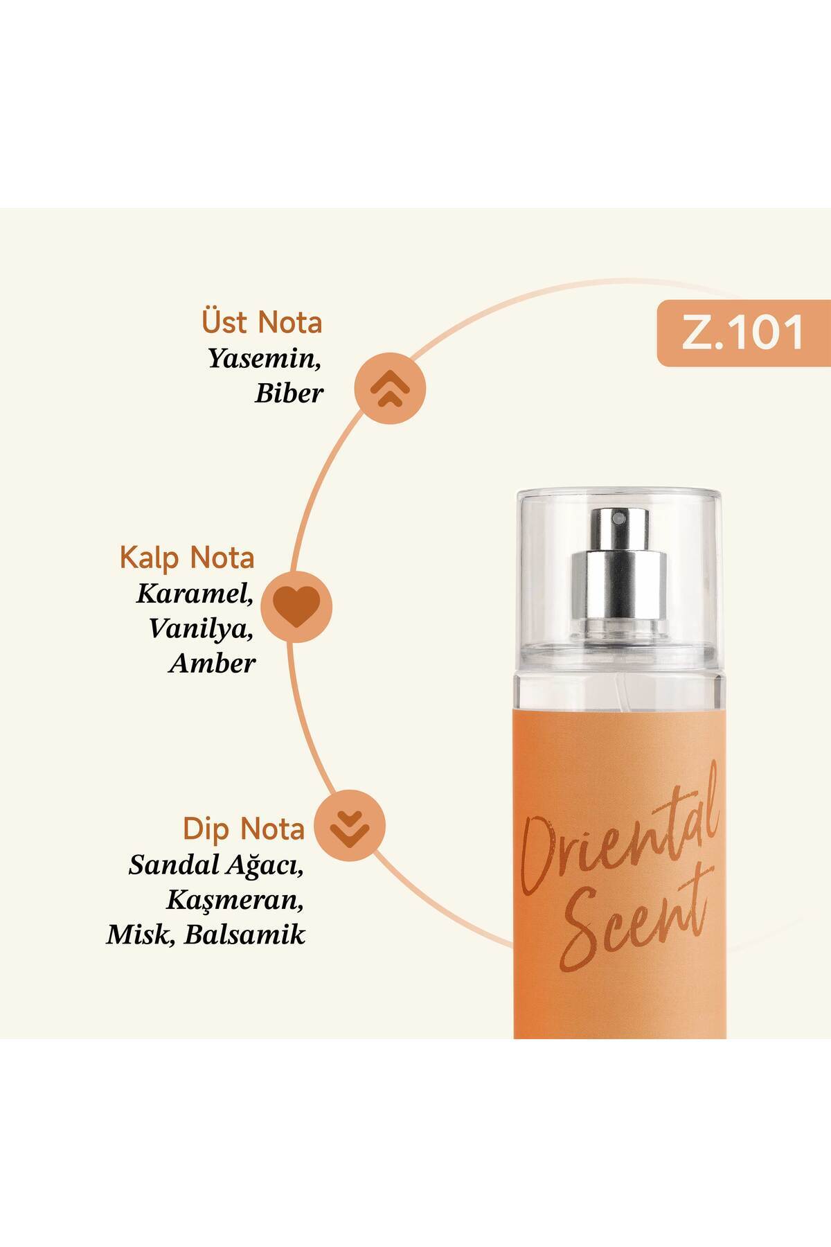 Mad Parfüm Mad Z101 200 ml Kadın Perfume Mist - Body Mist - Görsel 2