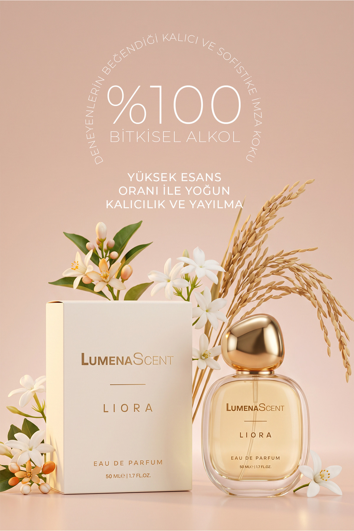 LumenaScent Liora Kadın Parfüm Floral Edp 50 ml - Görsel 2