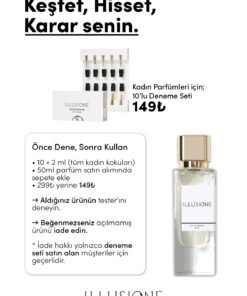 Alternative view of ILLUSIONE FRAGRANCE Lumiére Edp Kadın Parfüm 50ml | Tatlı - Vanilya - Gurme | Narenciye, Müge, Orkide, Misk