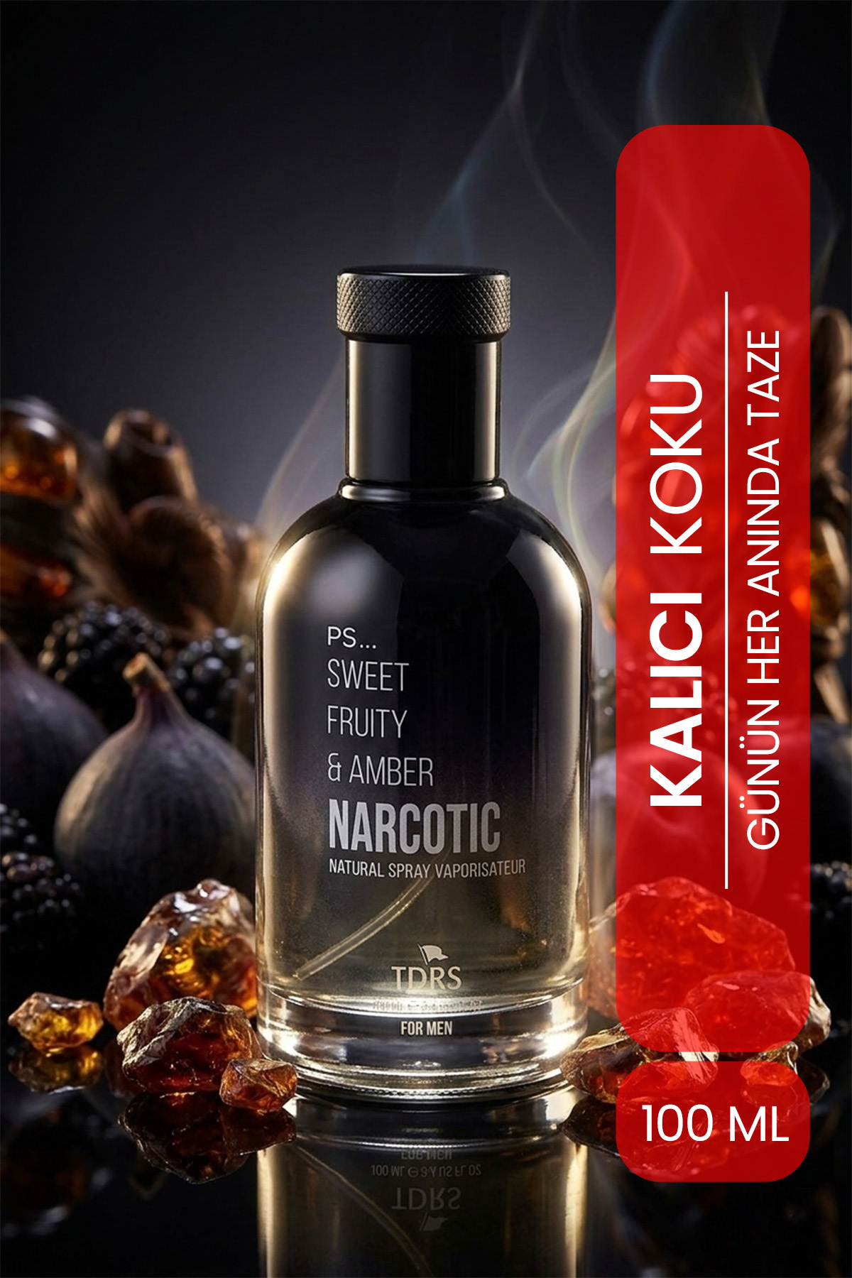 TDRS Narcotic 100 ML Bergamot Özel Seri Uzun Süre Kalıcı Erkek Parfüm