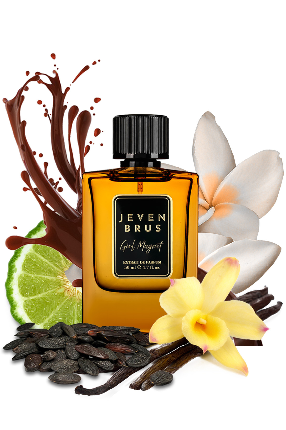Jeven Brus Girl Magnet Erkek Parfüm - Extrait de Parfum 50 ml - Görsel 2