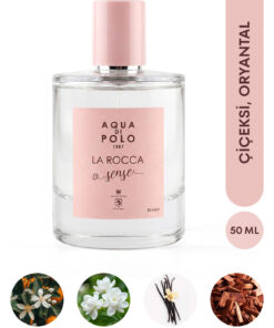 Aqua Di Polo 1987 La Rocca Sense EDP Kadın Parfüm 50 ml | Çiçeksi, Oryantal | Portakal Çiçeği, Kahve, Yasemin, Vanilya