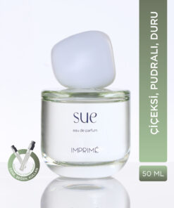 Imprime Sue EDP Kadın Parfüm 50ml | Çiçeksi & Pudralı | Şakayık, Limon, Gül, Müge, Manolya, Misk