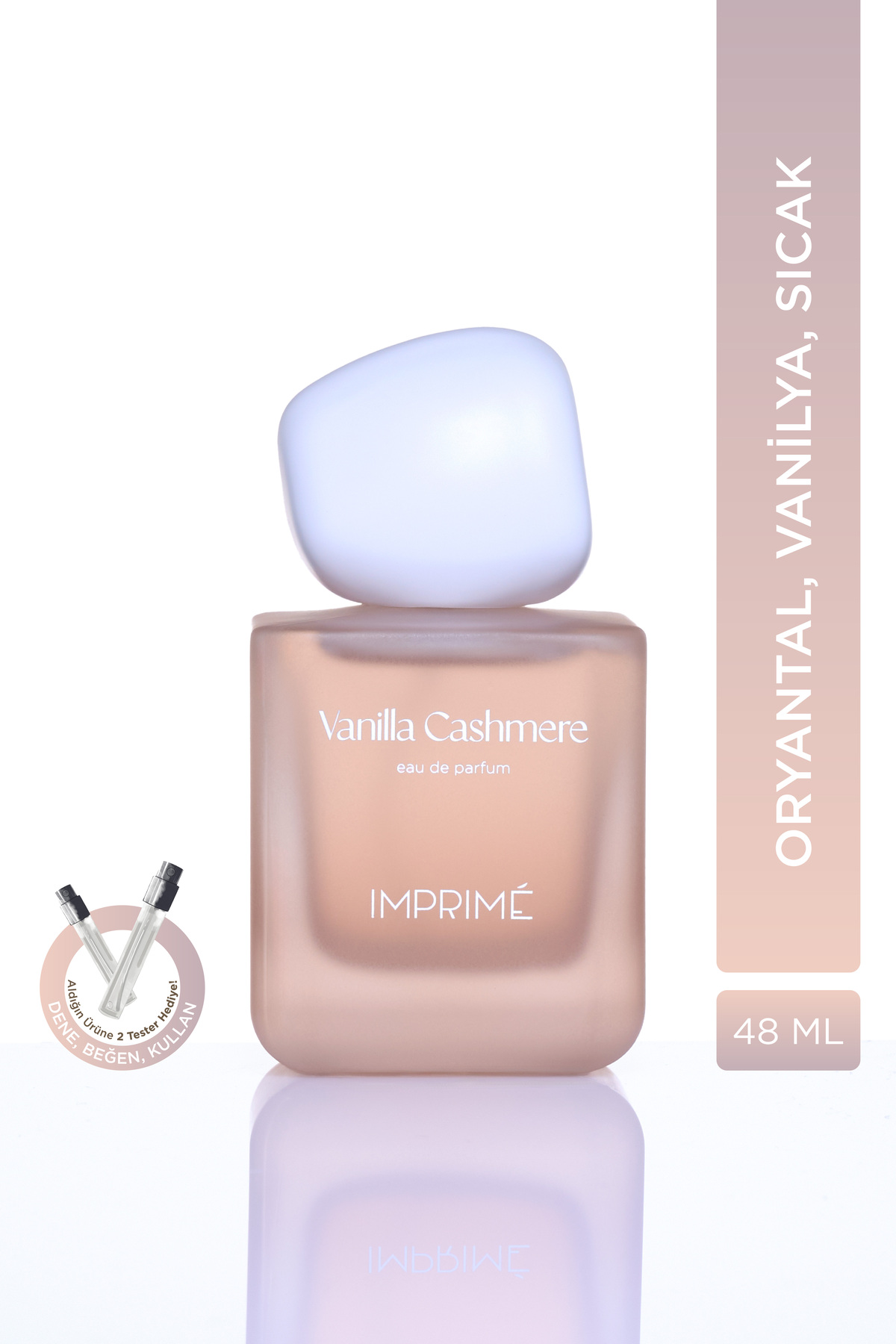 Imprime Vanilla Cashmere EDP Kadın Parfüm 48 ml | Oryantal & Vanilya | Vanilya, Sandal Ağacı, Kaşmir, Yasemin