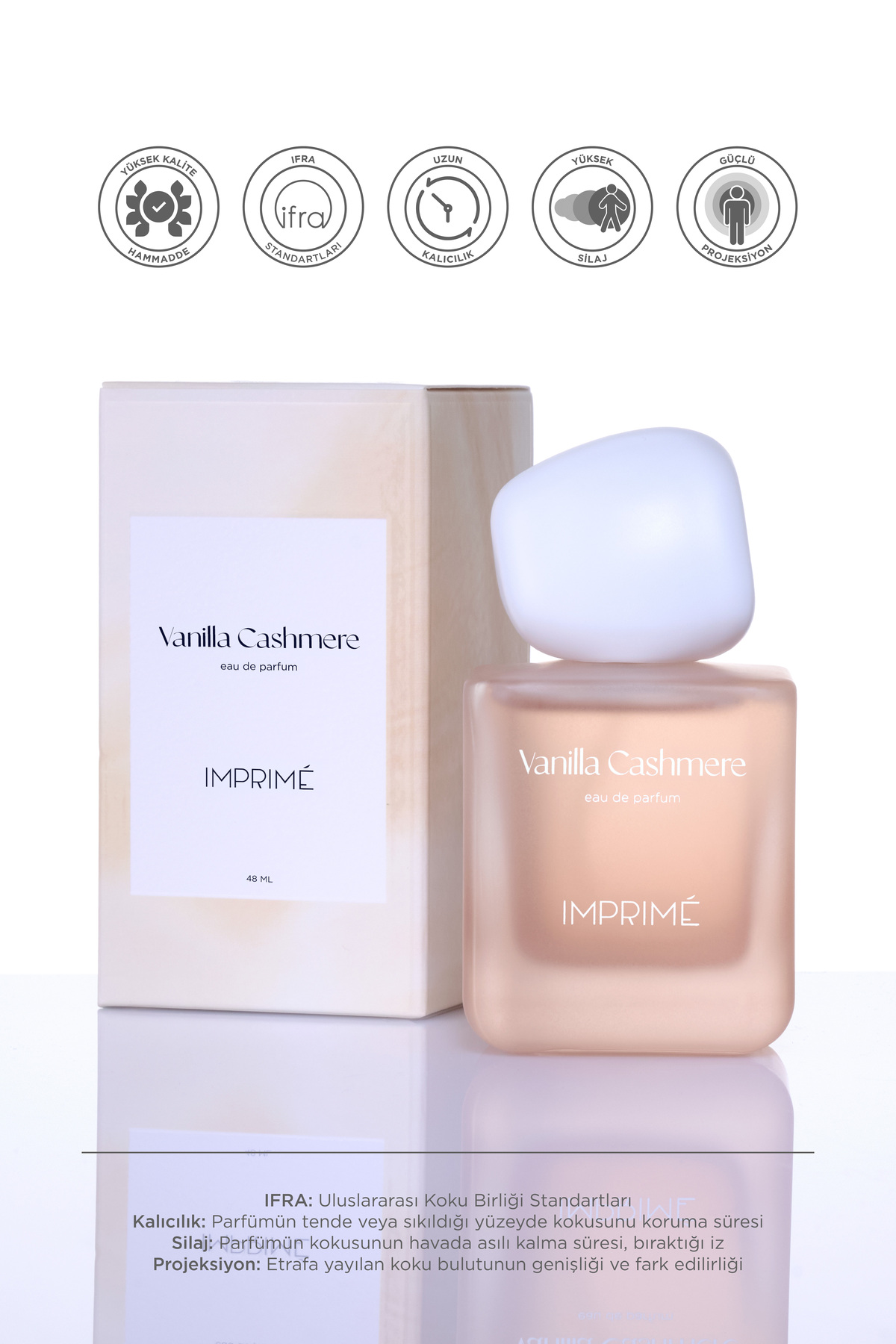 Imprime Vanilla Cashmere EDP Kadın Parfüm 48 ml | Oryantal & Vanilya | Vanilya, Sandal Ağacı, Kaşmir, Yasemin - Görsel 2