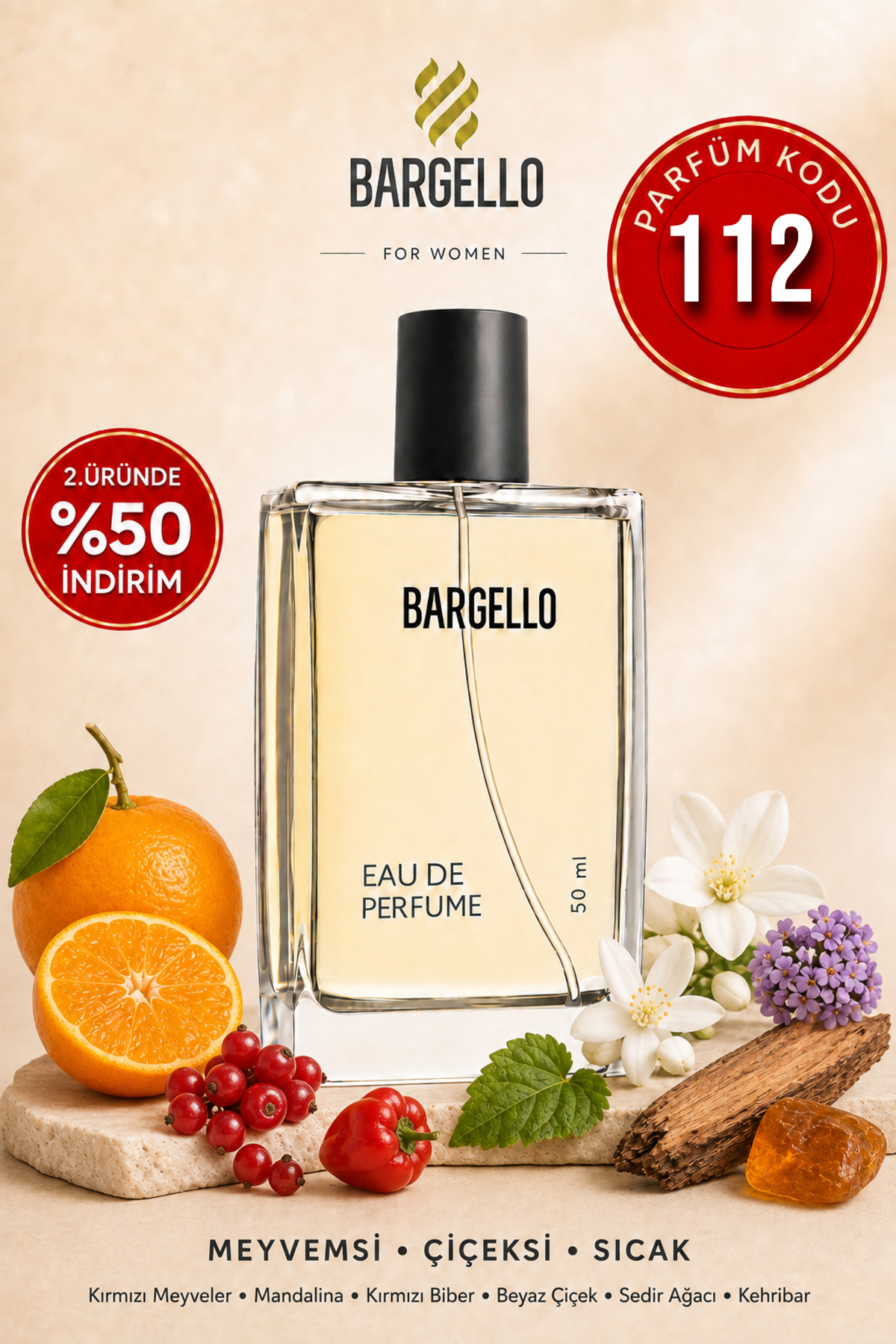 Bargello 112 Kadın 50 ml Parfüm Edp Floral