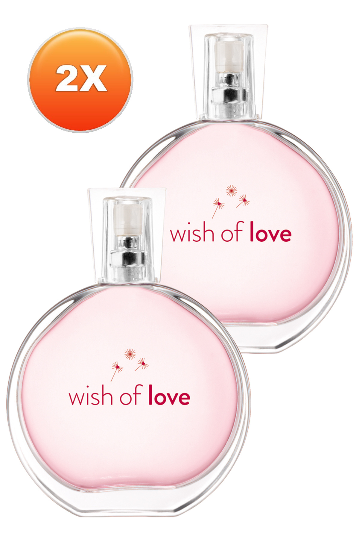 Wish Of Love Kadın Parfüm Edt 50 Ml. İkili Set - Görsel 2