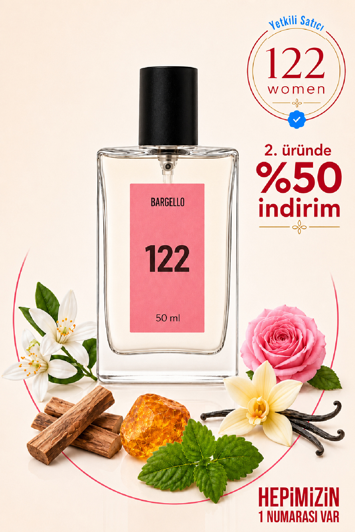 Bargello 122 Kadın Parfüm 50 ML Oriental EDP - 122