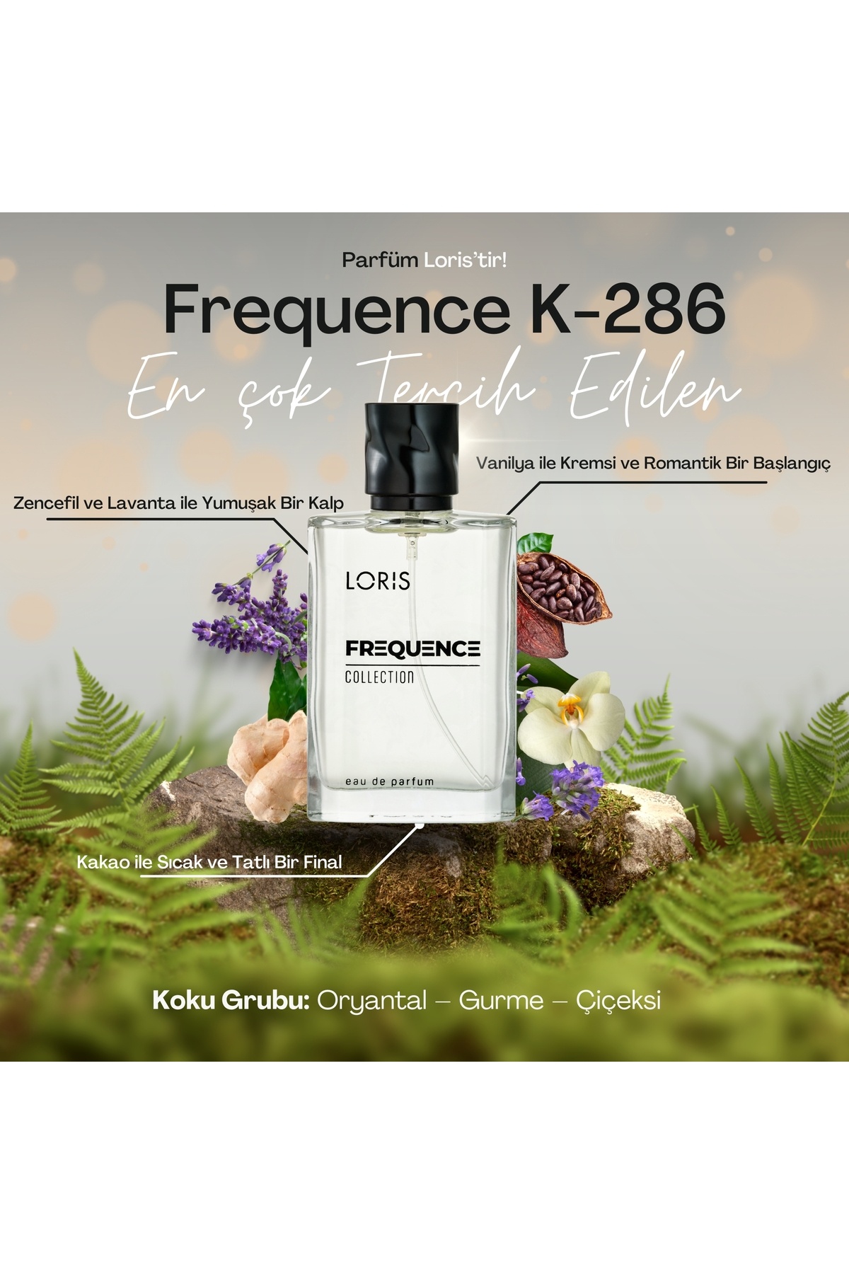 Loris K-286 Frequence Kadın Parfüm 50 ML - Görsel 2