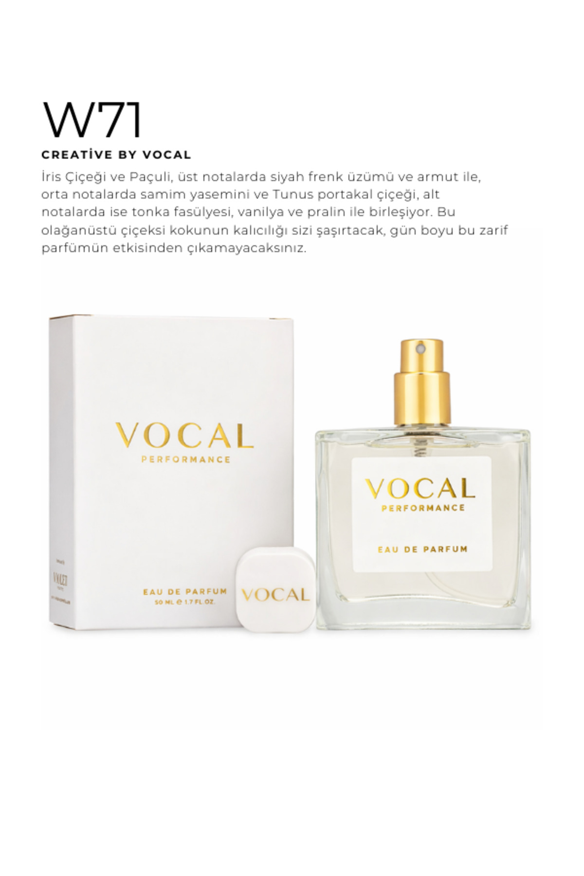 Vocal Kadın Parfüm ( W71 & W78 ) Edp 50 ml 2'li Paket - Görsel 2
