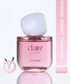 Imprime Claire EDP Kadın Parfüm 50ml | Oryantal & Çiçeksi | Mandalina, Yasemin, Gül, Şeftali, Misk, Amber