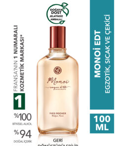 Yves Rocher Monoi EDT - Kadın Parfüm - Egzotik,Sıcak ve Çekici - Monoi de Tahiti-Vegan-100ml