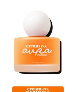 Cream Co. Aura Bronze Parfüm EDP 50 ML | Tuzlu Karamelli Vanilyalı Kalıcı Kokulu Kadın Parfümü Sandal Ağacı