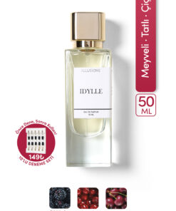 ILLUSIONE FRAGRANCE Idylle Edp Kadın Parfüm 50ml | Meyveli-Şekerli-Çiçeksi | Vişne, Ahududu, Yasemin, Paçuli