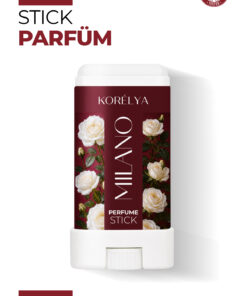 KORELYA Stick Katı Parfüm Milano Beyaz Gül 15 g | Çiçeksi Katı Parfüm