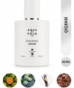 Aqua Di Polo 1987 Omodeo Sense EDP Kadın Parfüm 50ml| Çiçeksi| Mandalina, Yasemin, Zencefil Çiçeği, Vanilya, Sandal