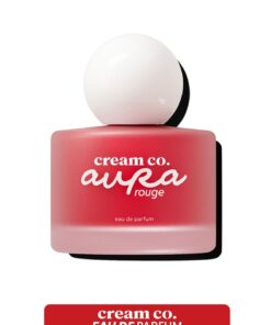 Cream Co. Aura Rouge Parfüm EDP 50 ML | Meyvemsi Kalıcı Kokulu Kadın Parfümü Armut Menekşe Gül Sedir Ağacı