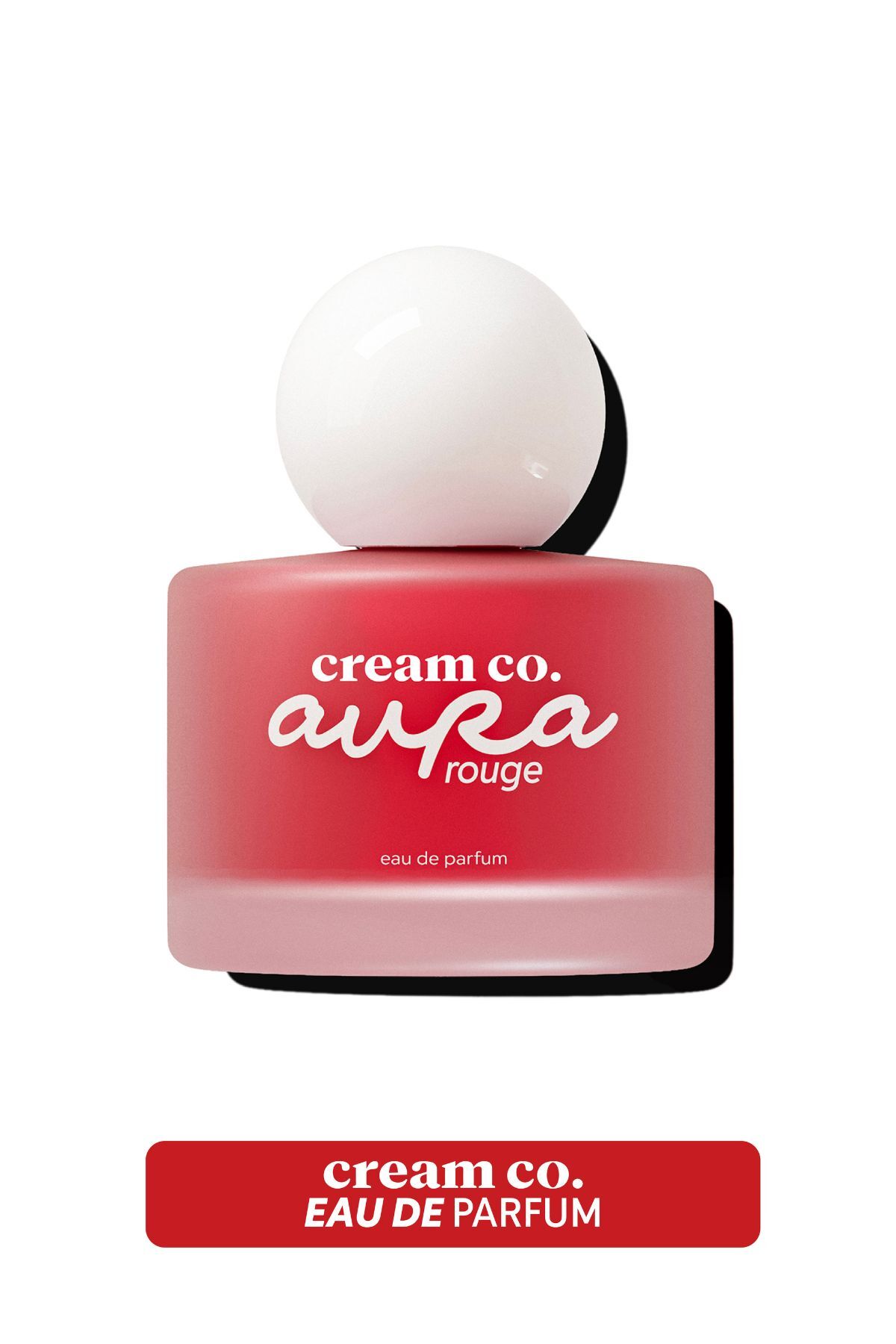 Cream Co. Aura Rouge Parfüm EDP 50 ML | Meyvemsi Kalıcı Kokulu Kadın Parfümü Armut Menekşe Gül Sedir Ağacı