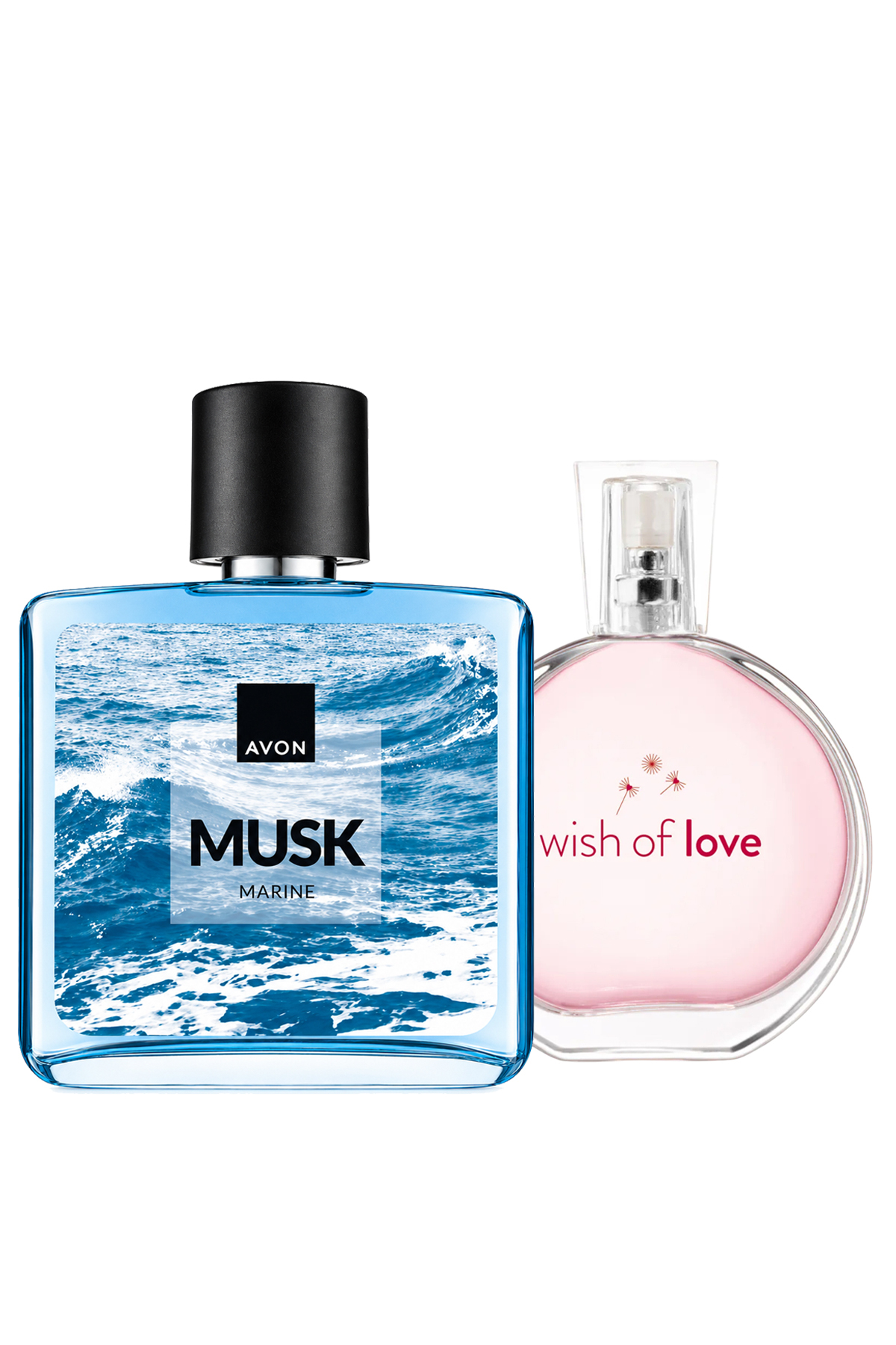 Avon Wish Of Love Kadın Parfüm ve Musk Marine Erkek Parfüm Paketi