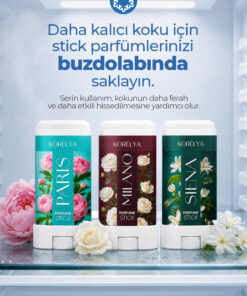 Alternative view of KORELYA Stick Katı Parfüm Paris Şakayık 15 g | Çiçeksi Katı Parfüm