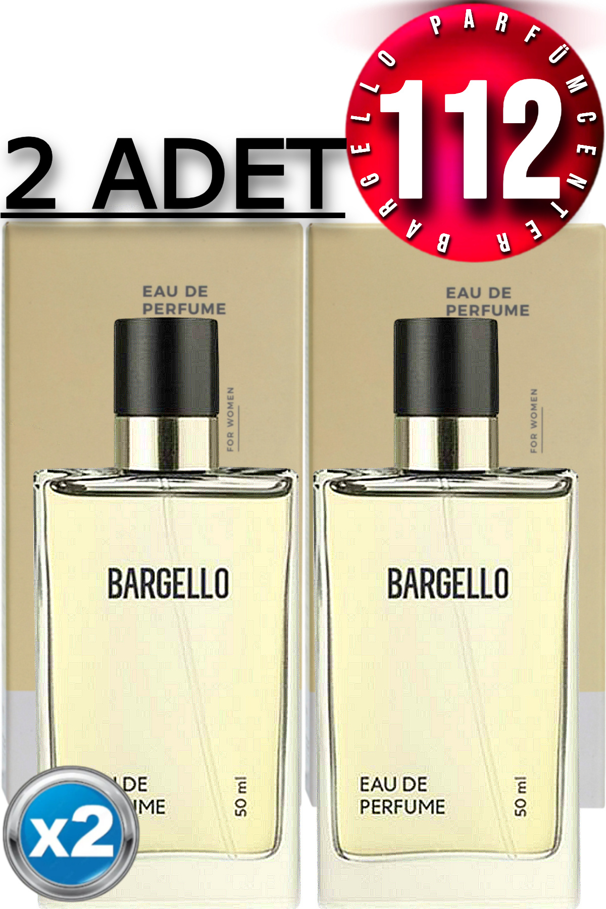 Bargello 112x2(2ADET) Kadın Pafüm Floral 50 Ml Edp - Görsel 2