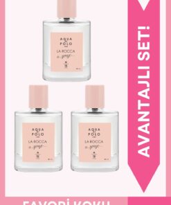 Aqua Di Polo 1987 La Rocca Sense EDP Kadın Parfüm Seti 50ml 3 Adet | Çiçeksi, Oryantal |Yasemin, Vanilya, Sedir