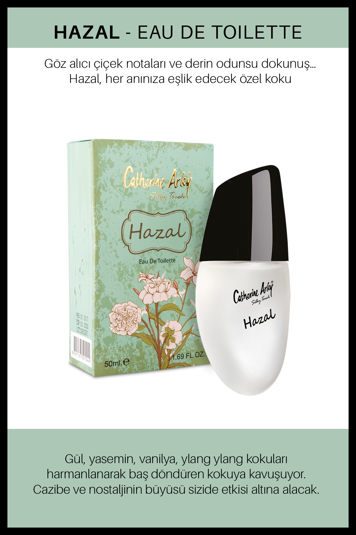 Catherine Arley Hazal 50ml Edt Kadın Parfüm