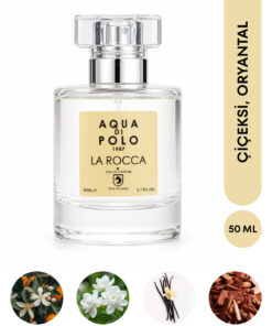 Aqua Di Polo 1987 La Rocca EDP Kadın Parfüm 50ml | Çiçeksi,Oryantal | Portakal Çiçeği, Kahve, Yasemin, Vanilya, Paçuli