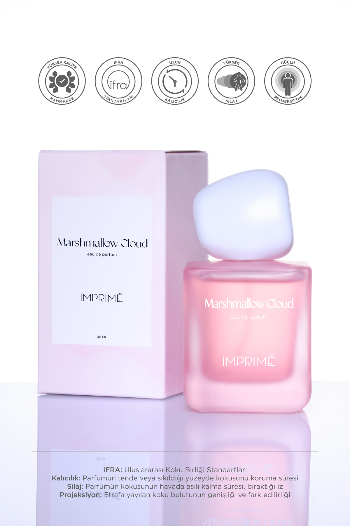Imprime Marshmallow Cloud EDP 48 ML Kadın Parfüm | Meyveli & Gurman | Hindistan Cevizi, Şeker, Vanilya, Misk - Görsel 2