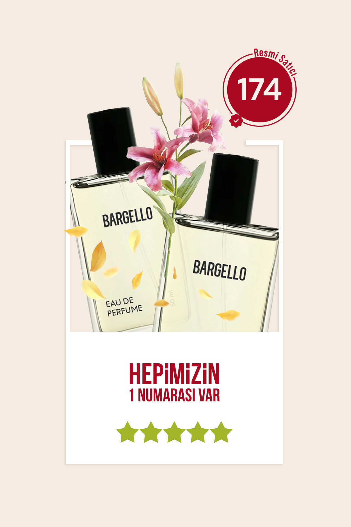 Bargello 174 Kadın 50 ml Parfüm Edp Floral - Görsel 2