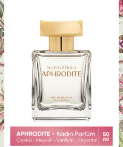 Secret of Helen Aphrodite EDP Kadın Parfüm,Çiçeksi-Oryantal, Yasemin, Vanilya, Pralin, Paçuli, 50ml