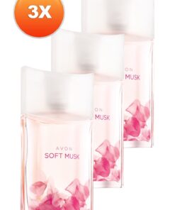 Avon Soft Musk Kadın Parfüm Edt 50 Ml. 3lü Set