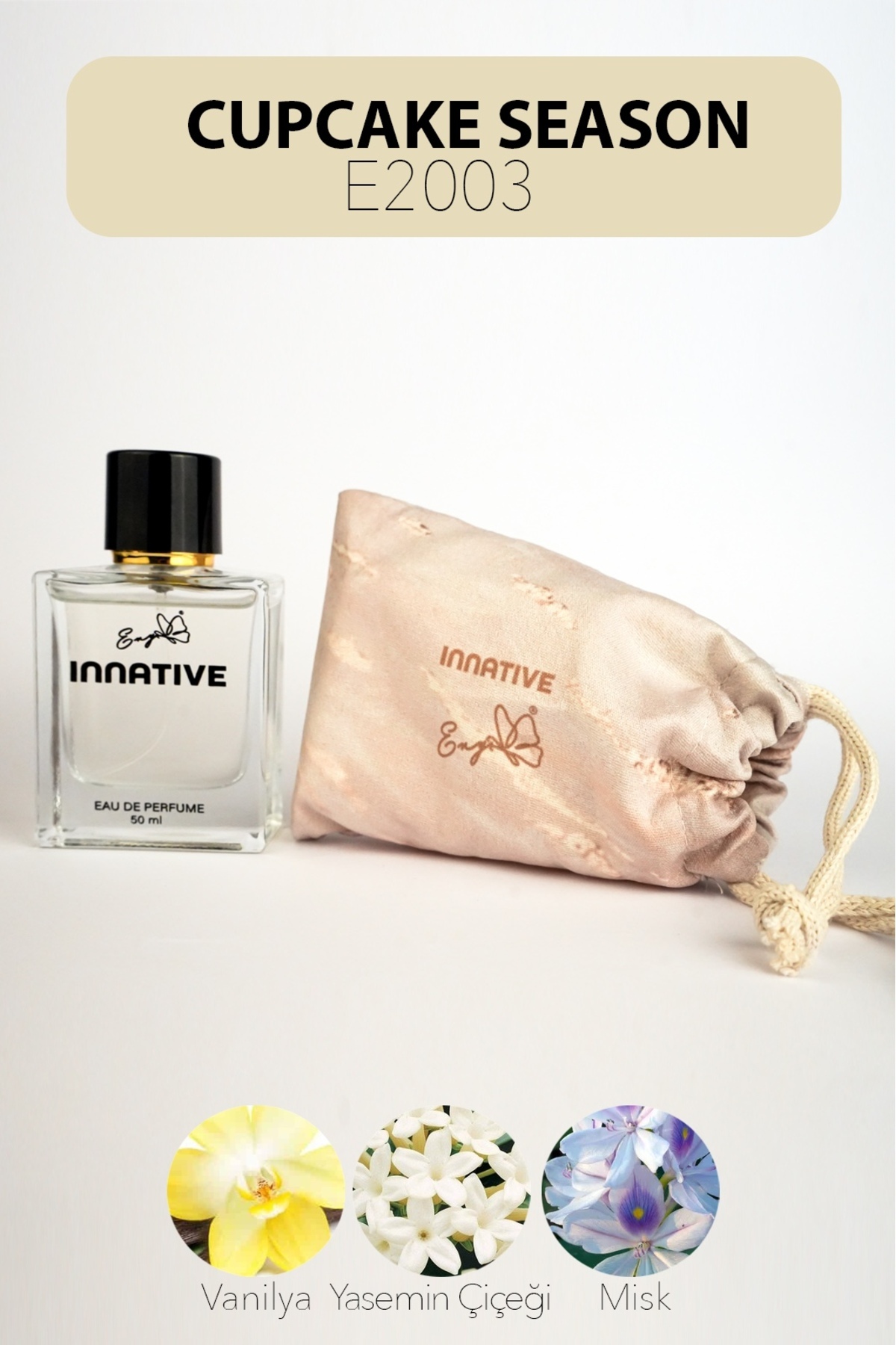 INNATIVE Eny Cupcake Season Edp 50 ml Vanilyalı Kadın Parfümü - Görsel 2