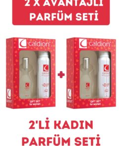 Caldion Avantajlı KadınParfüm Seti ( 2 Adet Edt 50 ml Parfüm + 2 Adet Deodorant 150 ml ) - Görsel 2
