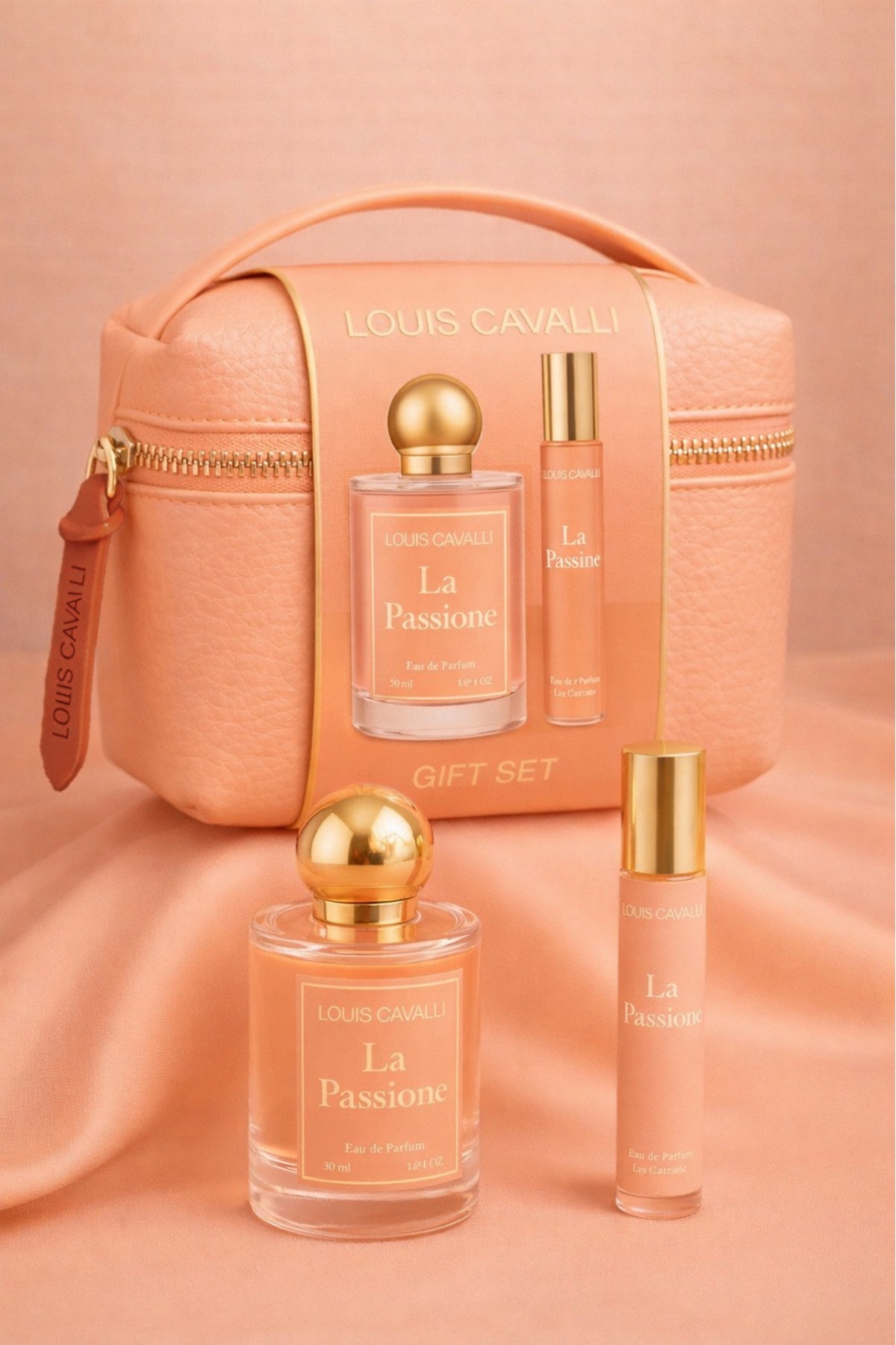 LOUIS CAVALLI LA PASSIONE EDP 50 ML+22 ML WOMEN PERFUME - ÇANTALI PARFÜM SETİ