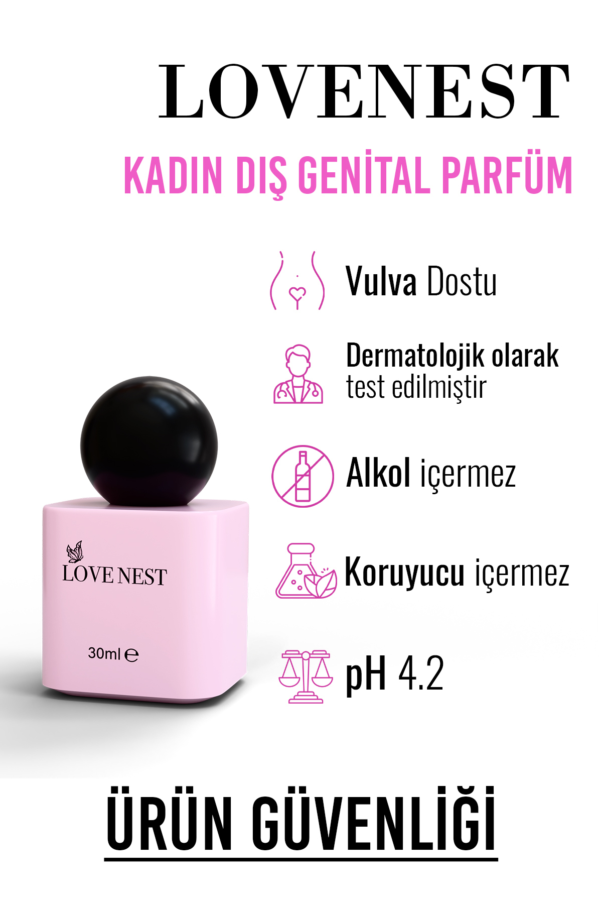 MARQUEENS BEAUTY Lovenest/vajinal Kadın Dış Genital Parfüm 30 ml - Görsel 2