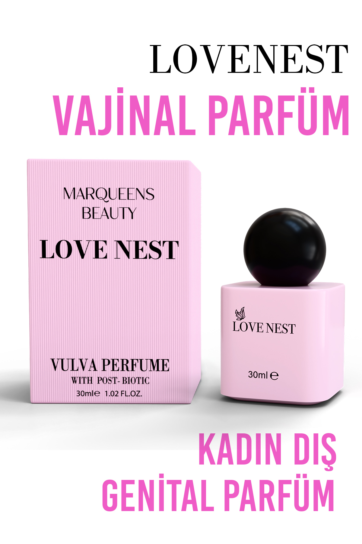 MARQUEENS BEAUTY Lovenest/vajinal Kadın Dış Genital Parfüm 30 ml
