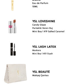 Yves Saint Laurent YSL Stars Tanışma Seti - LIBRE & Loveshine Mini & Lash Latex Mini Maskara - Çanta Hediyeli - Görsel 2