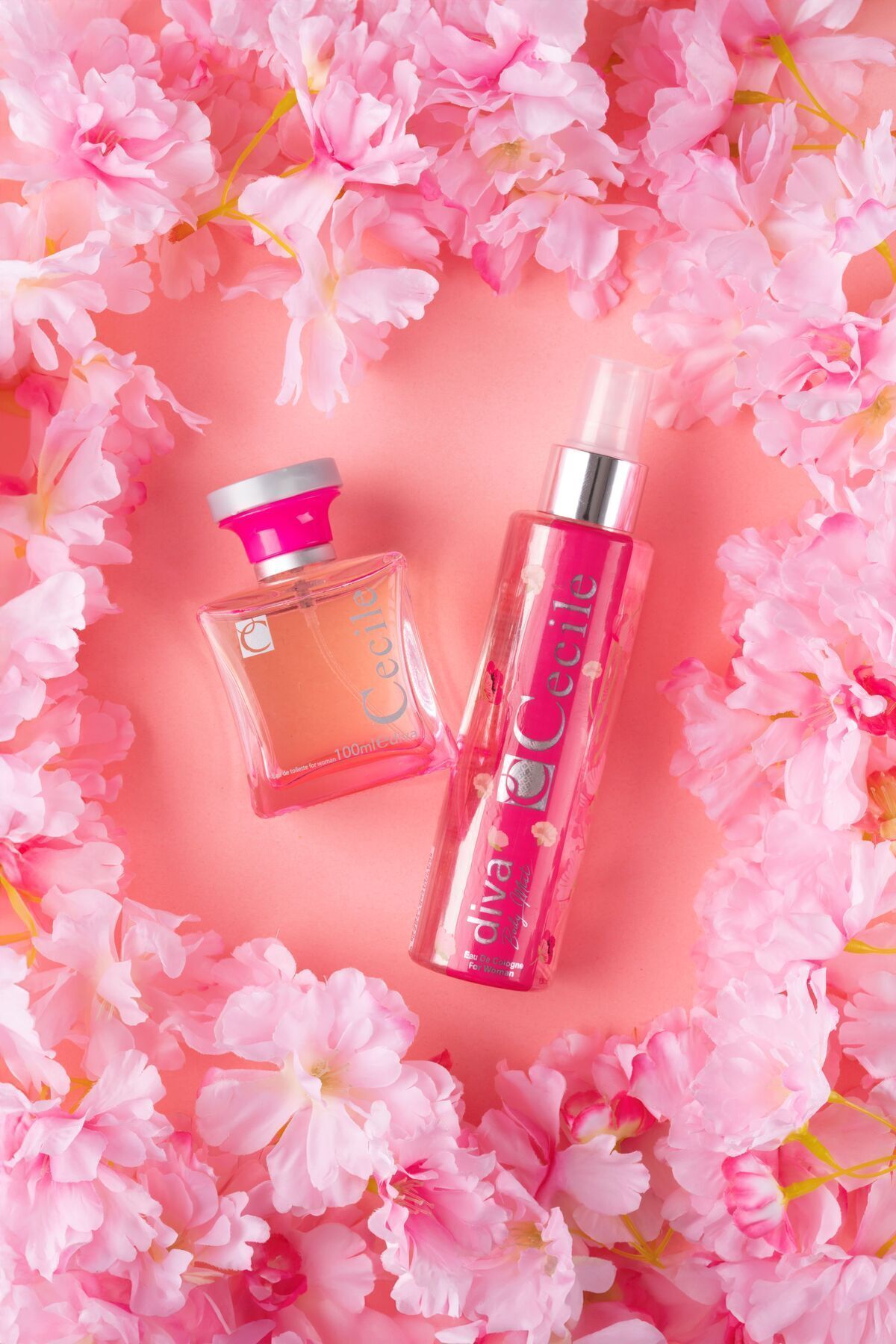 Cecile Kofre 100 ml Edt 150 ml Bod Mist Diva - Görsel 2
