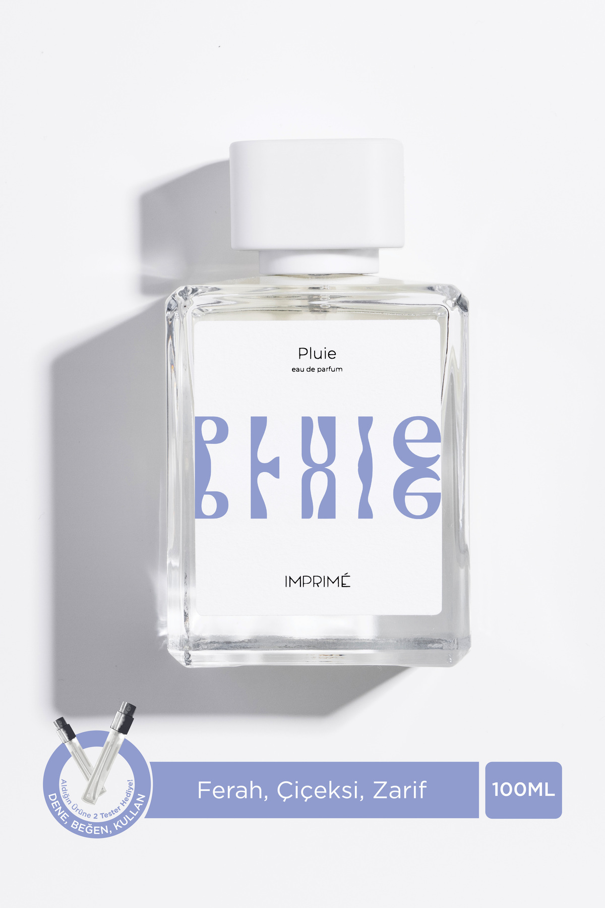 Imprime Pluie Edp Unisex Parfüm 100ml| Ferah Çiçeksi | Bergamot, Pembe Biber, Yağmur, Gül, Yasemin,çam, Misk