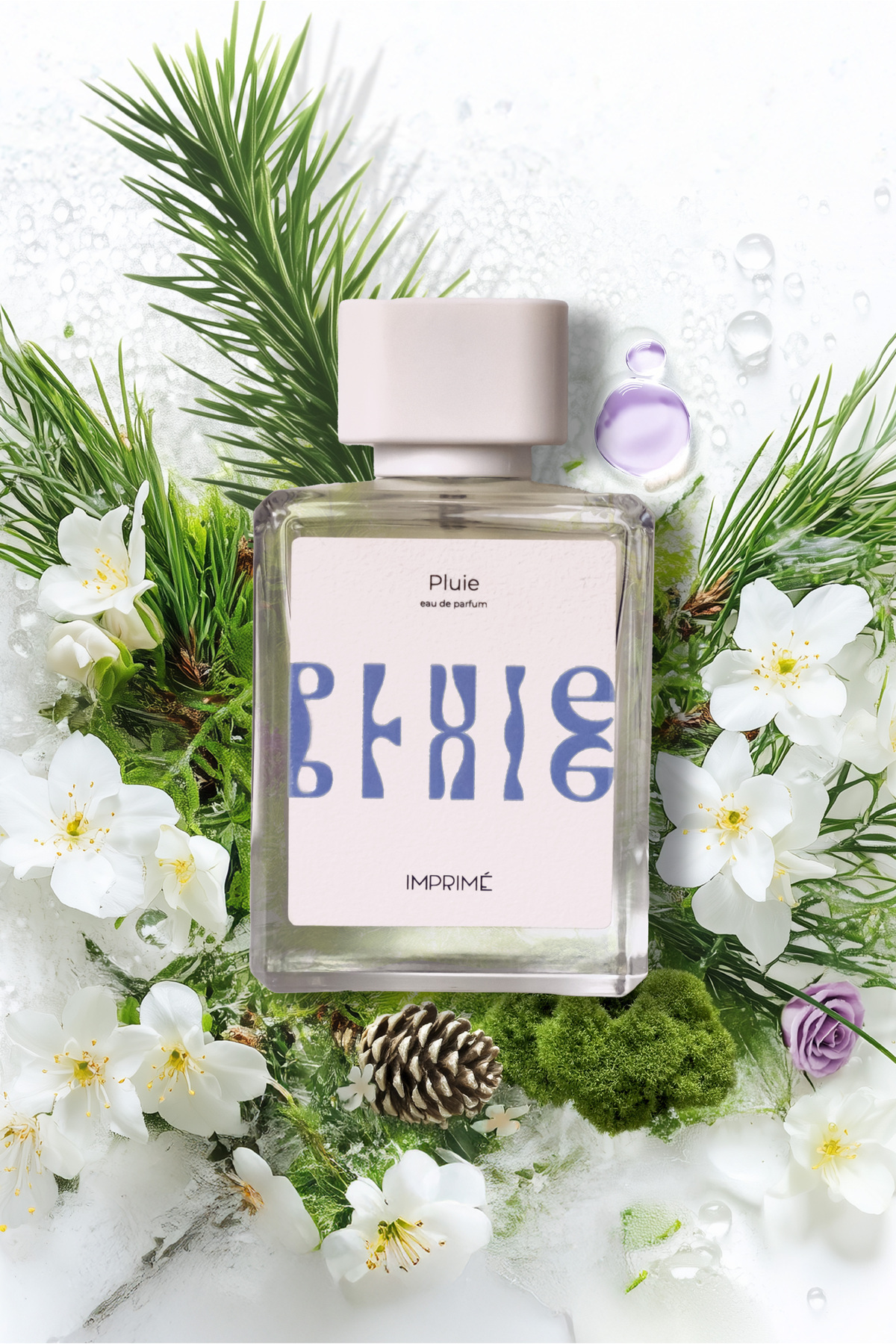 Imprime Pluie Edp Unisex Parfüm 100ml| Ferah Çiçeksi | Bergamot, Pembe Biber, Yağmur, Gül, Yasemin,çam, Misk - Görsel 2
