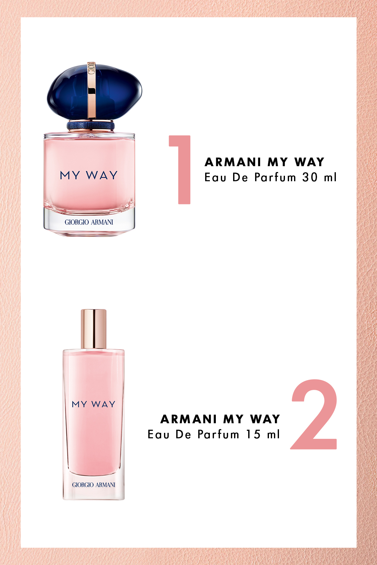 Giorgio Armani My Way EDP 30 ml & Seyahat Boy Parfüm Seti 7829999999086 - Görsel 2