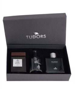 Tudors Özel Hediye Kutulu 3'lü Lavanta-Bergamot-Ozonik 100 ML Uzun Süre Kalıcı Parfüm Seti